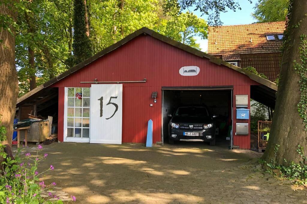 Gemuetliches Nest Fuer Zwei Personen Zum Ausspannen Beverstedt Exterior foto